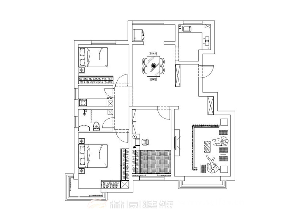 醫大家屬樓-130平米-北歐風格-戶型圖.jpg