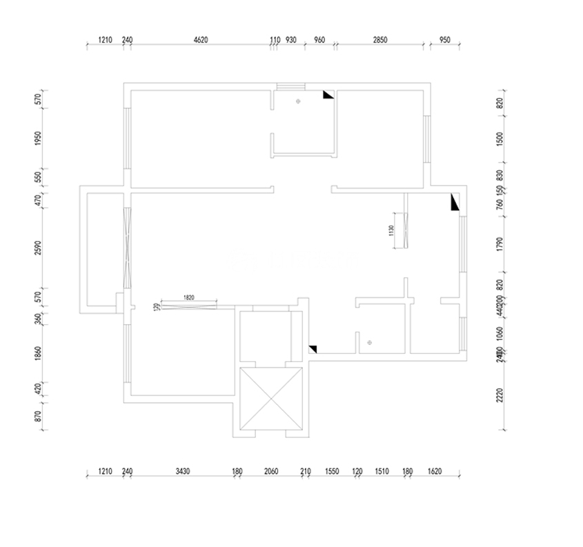 小石城九頌大院-108平 后現代輕奢風格平面布局.jpg