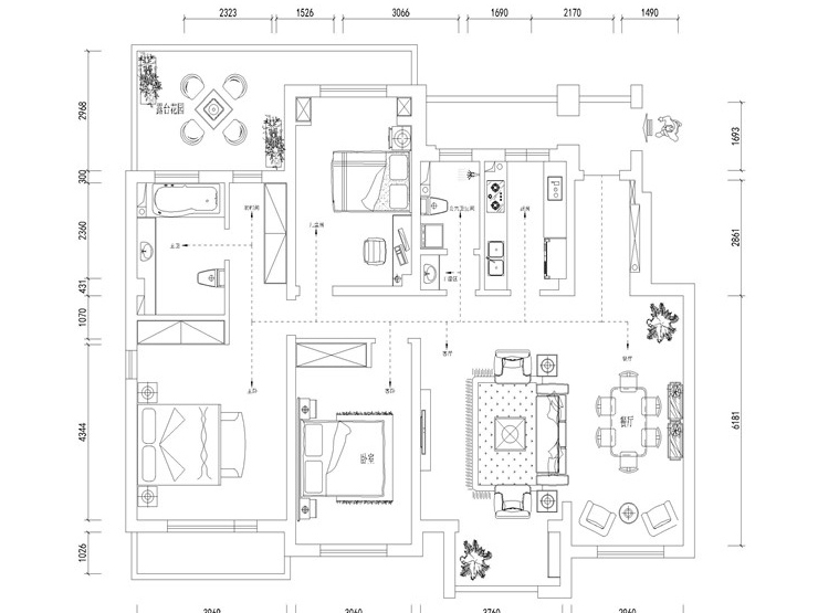 金地鉑悅-153平-美式風格-平面圖.jpg