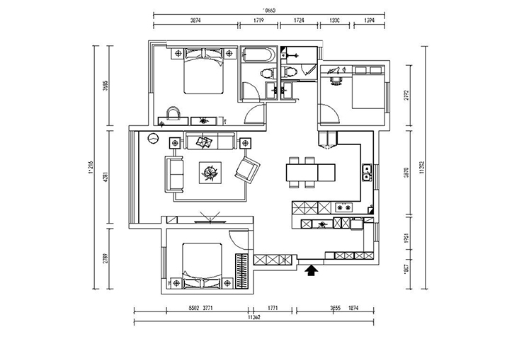 保利和光塵樾-120平-現代風格-戶型圖.jpg