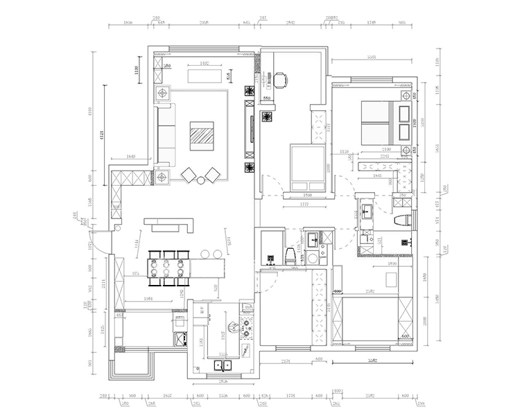 金水港灣-185m2-現代簡約-平面布局.jpg